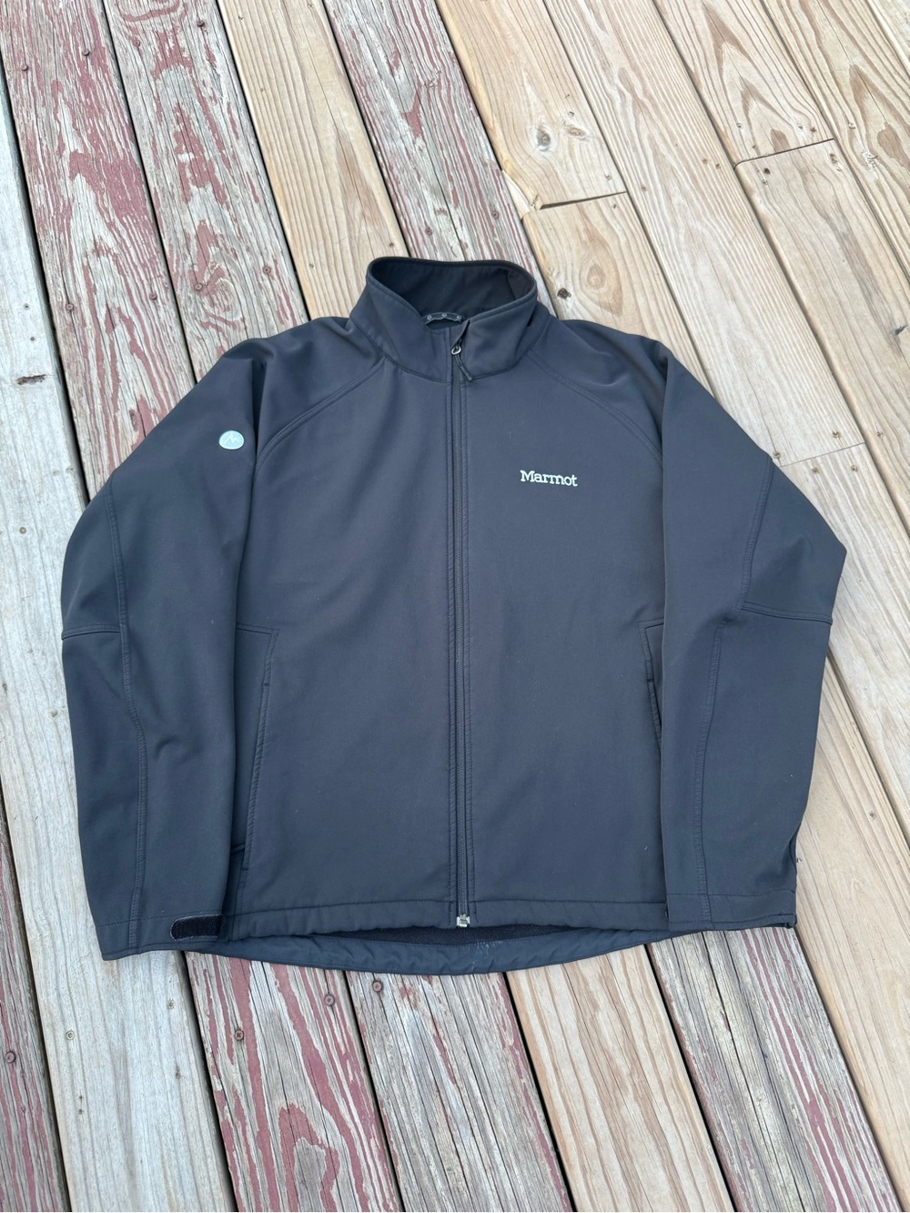Marmot Men's Black Lightweight Softshell Jacket - Full Zip